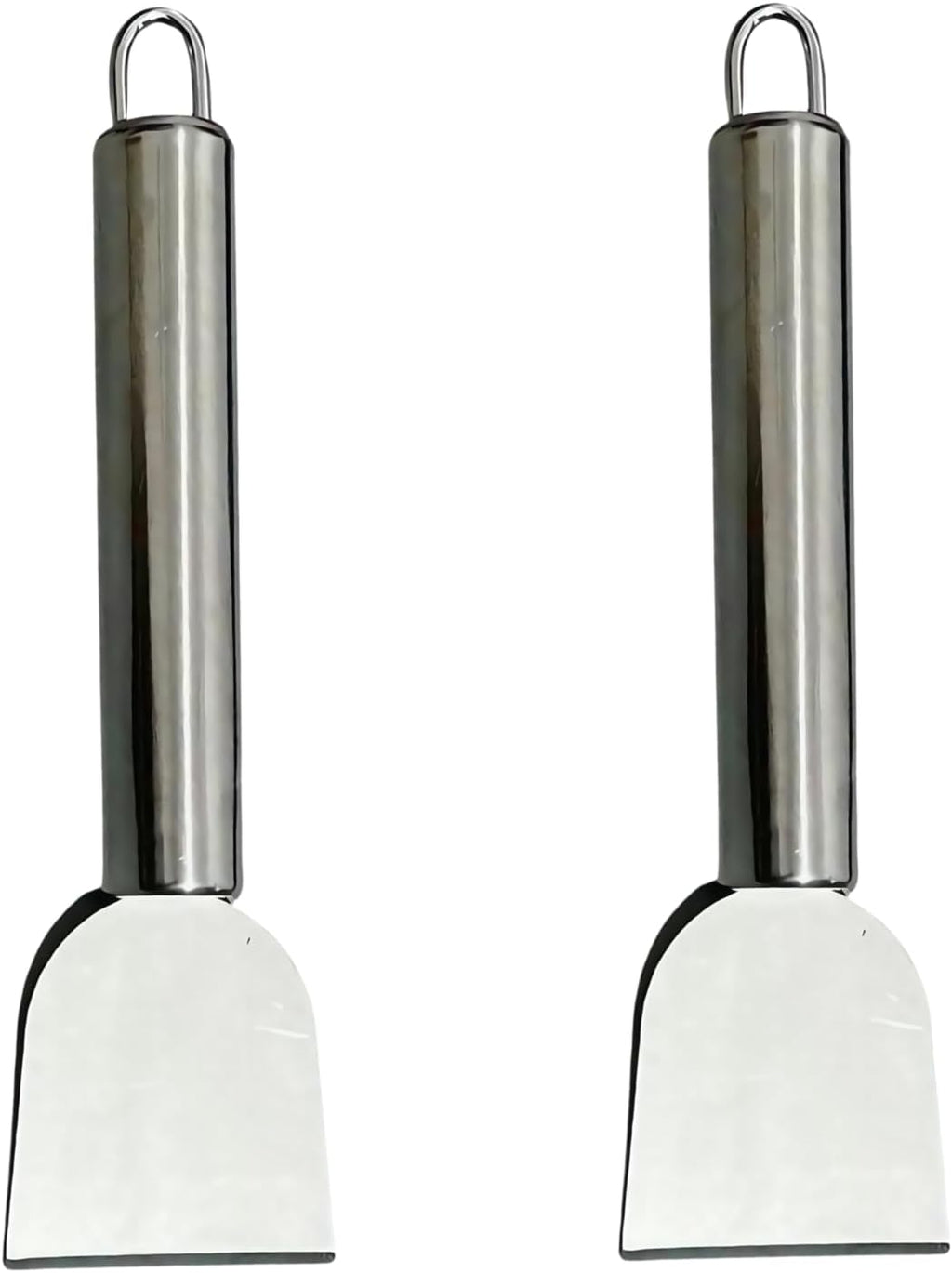 Stainless Steel Kitchen Ice Scraper, 2 Pack Multipurpose Freezer Defrosting Shovel, Portable Cleaning Spatula for Kitchen, Ice Removal