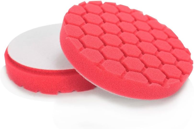 Ultra Light Finishing Pad, Red (5.5 Inch Pad Made for 5 Inch Backing Plates)