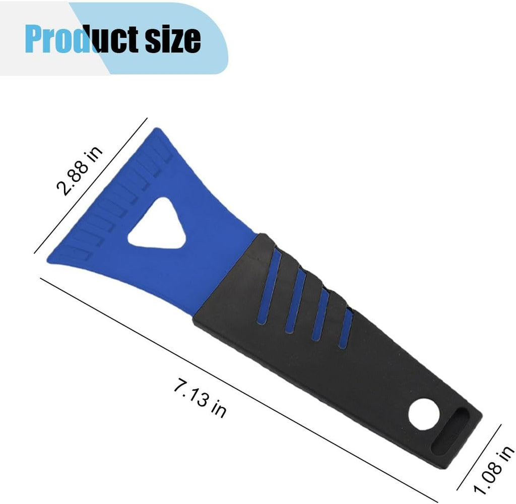 4PCS Ice Scraper for Car Windshield, No Scratch Plastic Ice Shovel Tools for Winter, Window Ice Snow Frost Removal Tool Accessories for Cars, Trucks, SUVs (4PCS)