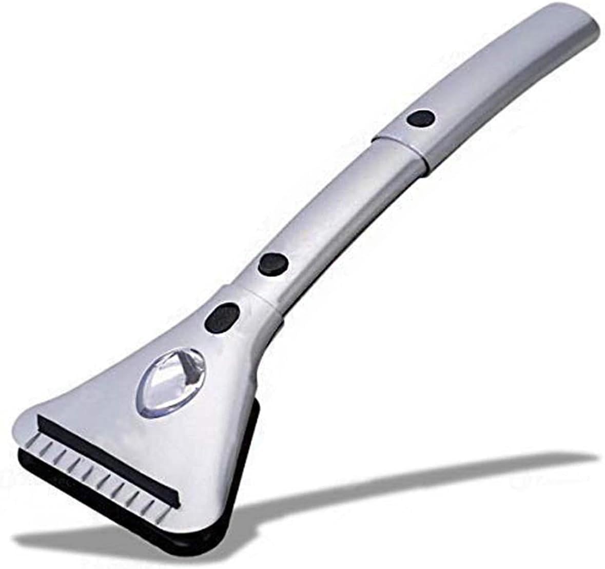 Heated Car Window Ice/Snow Scraper Extendable Auto Windshield Heated Scraper with LED Light,12V Electric Scraper Heating, Car Ice Scraper & Snow Removal Tool Christmas Gift Stocking Stuffer