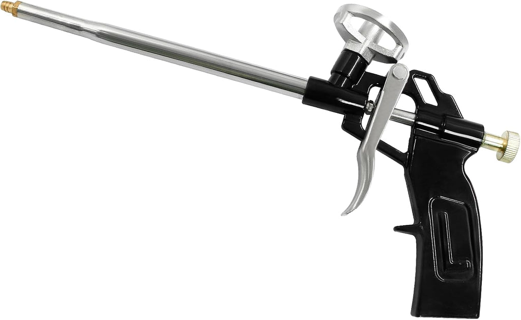 1 Pcs Spray Foam Gun Heavy Duty Expanding Foam Gun Stainless Steel Sealant Application Gun for Filling Sealing Windows Gap