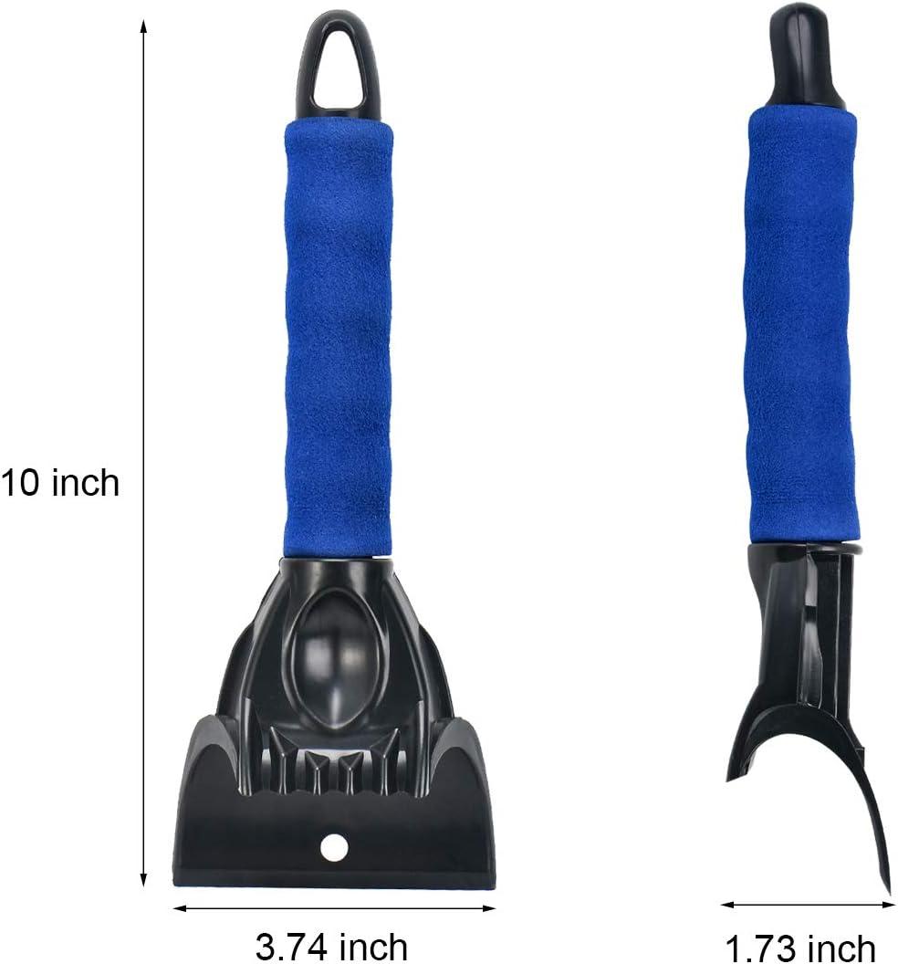 Ice Scraper for Cars and Small Trucks - Dang Near Indestructible Ice Scrapers for Car Windshield from Scrape Frost and Ice
