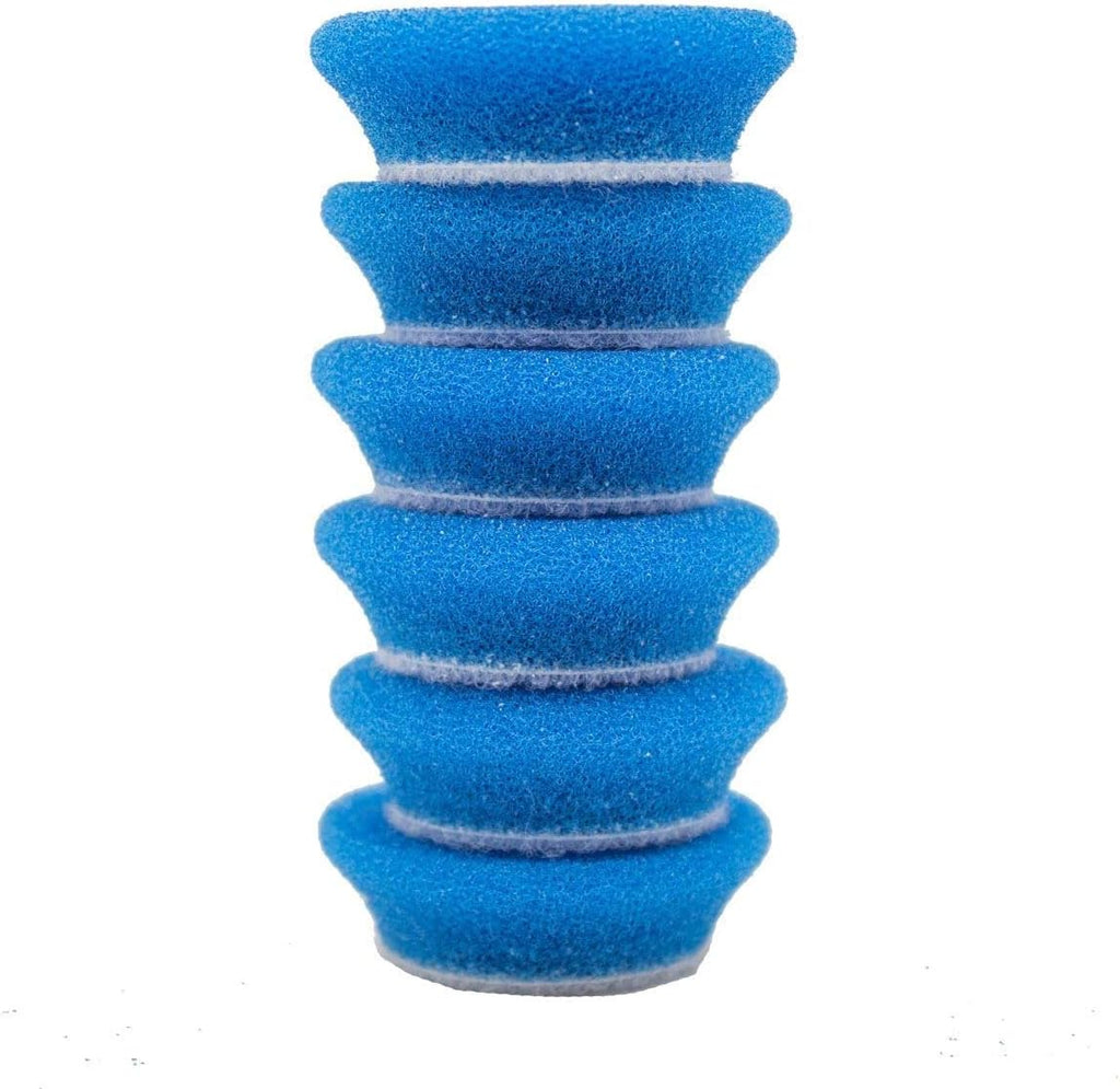 40mm D-A Coarse Dual Action Wool Polishing Pads (Pack of 6) | Ideal for Paint Correction & Gloss Enhancement | Improves Cutting and Finishing Performance | Compatible with 1.5" Backing Plate