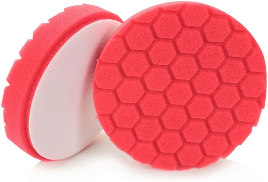 Ultra Light Finishing Pad, Red (5.5 Inch Pad Made for 5 Inch Backing Plates)