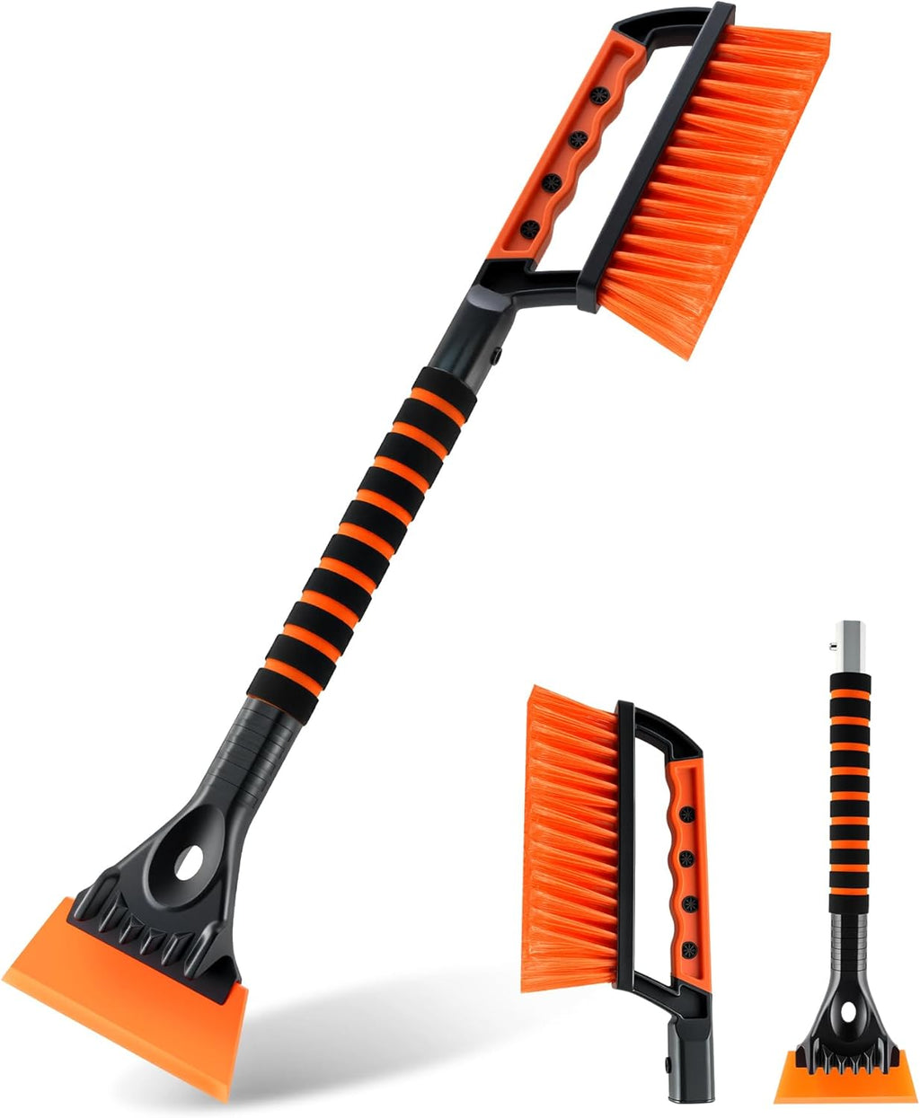 Ice Scraper and Snow Brush for Car Windshield, Snow Scraper for Car, Snow Winter Car Necessities, Multi Functional Car Snow Removal Tools, Car Accessories Gift for Women and Man (Enhanced)