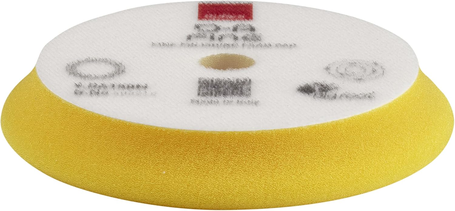 40mm D-A Coarse Dual Action Wool Polishing Pads (Pack of 6) | Ideal for Paint Correction & Gloss Enhancement | Improves Cutting and Finishing Performance | Compatible with 1.5" Backing Plate