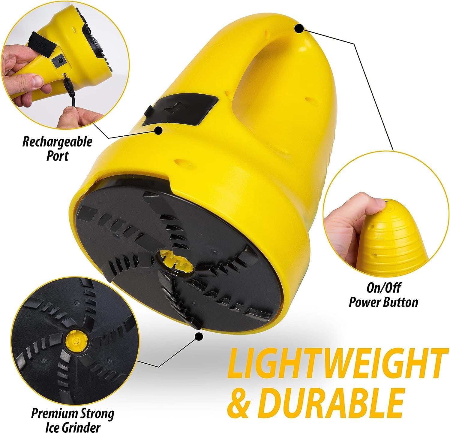 Electric Snow Ice Scraper USB Rechargeable 2-Pack - Premium Quality Automotive Portable Cordless for Car Windshield Glass Frost Removal, Defrosting Deicing Cleaning Tool