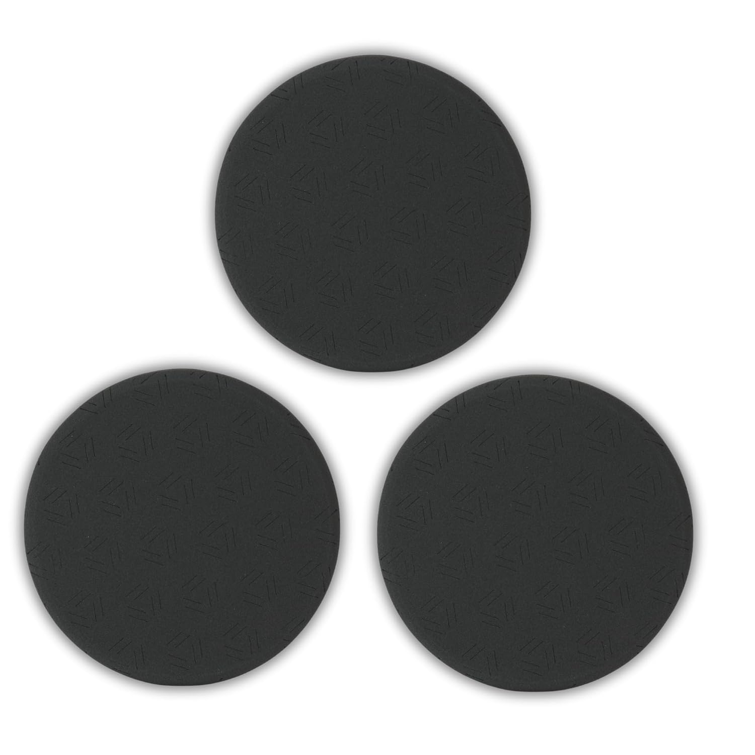 6 Inch Black Polishing Buffing Pads, 3 Pcs 6.5" Front Side for 150mm Backing Plate, Polishing Sponge Pads for Car Buffer Polisher Compounding, Waxing Pads